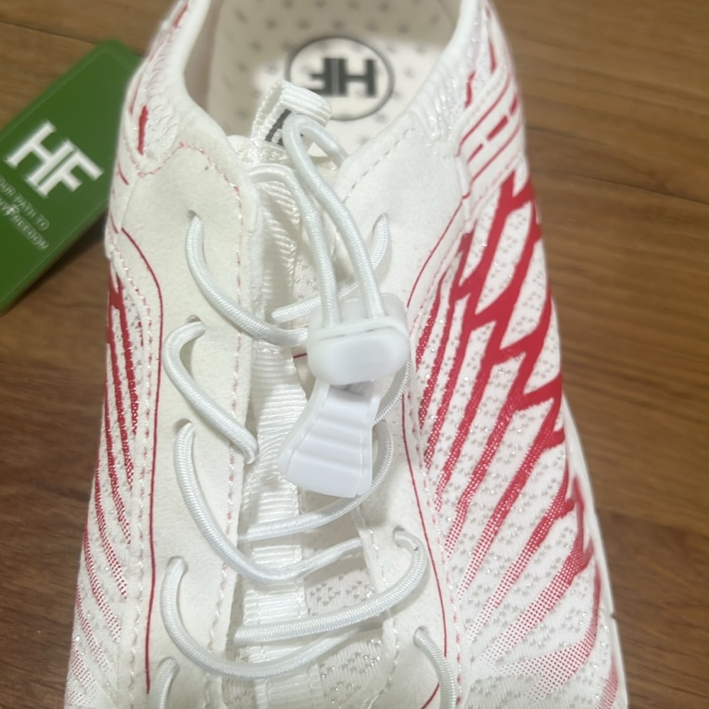 NWT Hike Lorax White Red Barefoot Hiking Shoes Unisex M 10-10.5 W 12-12.5 - Picture 9 of 12